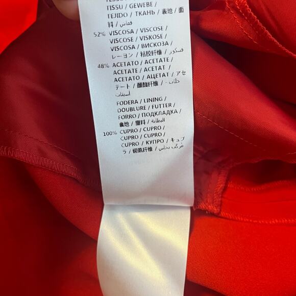 Alexander McQueen red suit jacket and pants NEW 2 piece size small NWT - Picture 7 of 16